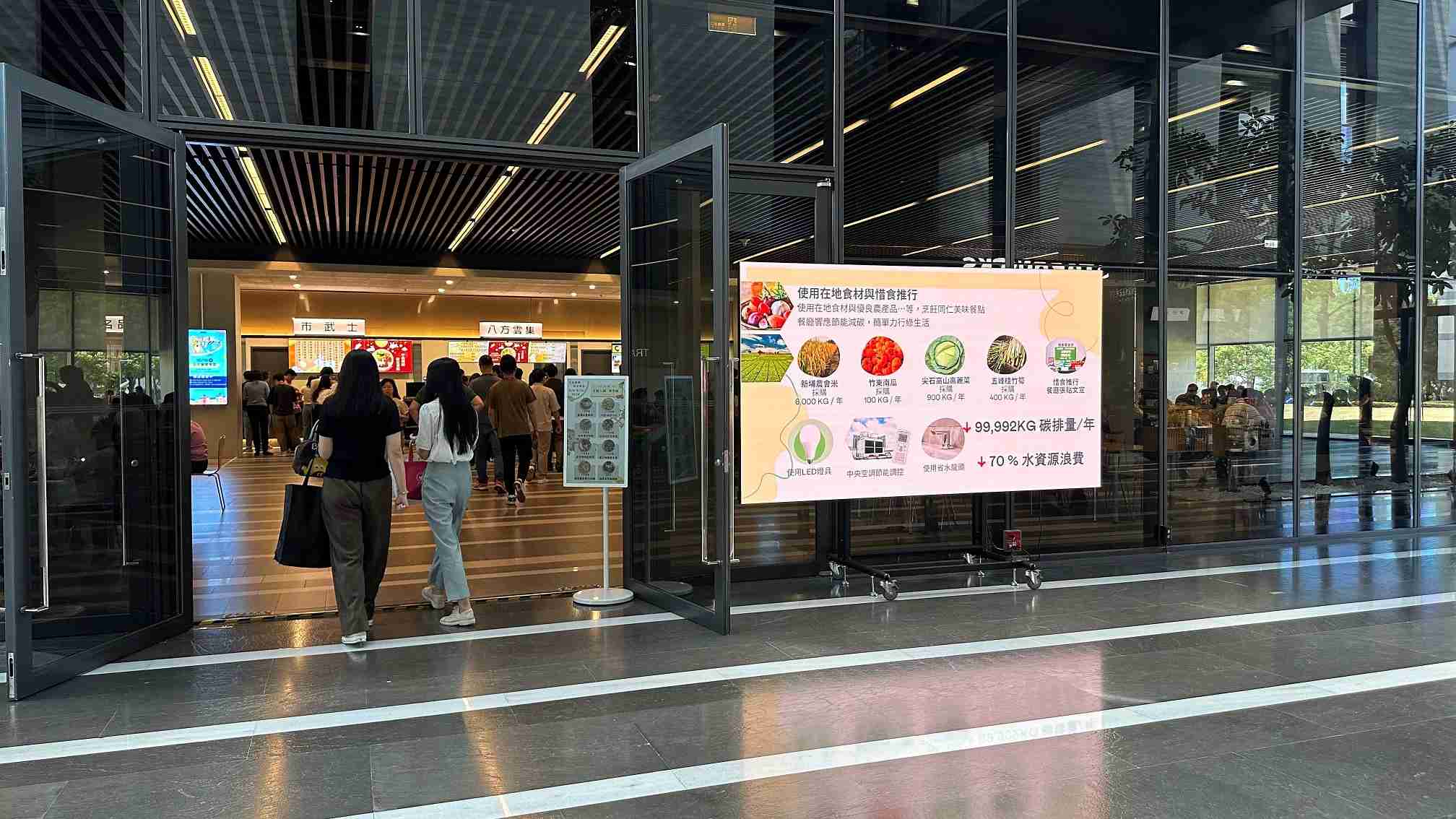  杏悦2从日常办公环境出发，，于总部大楼员工餐厅推广低碳饮食、、、发起减碳挑战等，，，由内而外引导员工反思及改变个人日常行为，，，，将公司转型成推动永续发展的重要场域